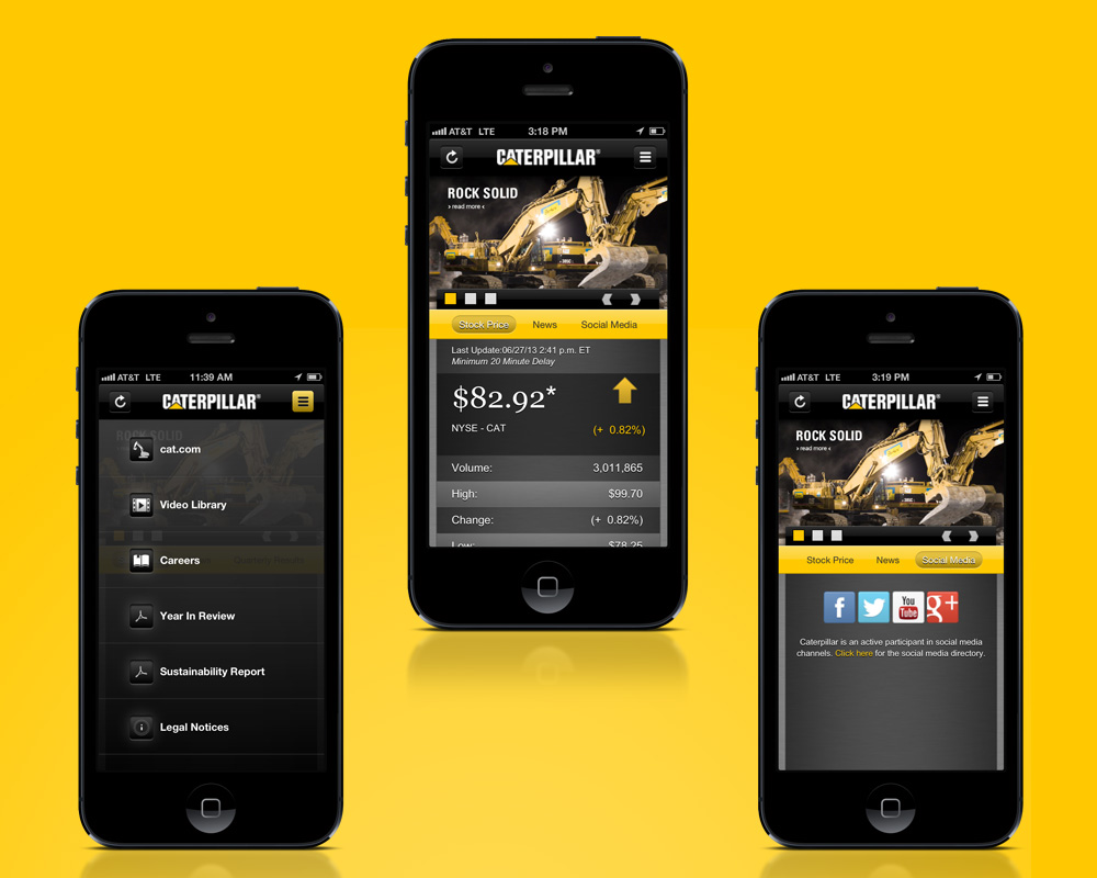 Caterpillar Inc. App Design