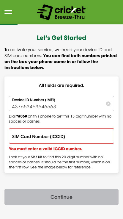 Breeze-Thru add IMEI and ICCID data