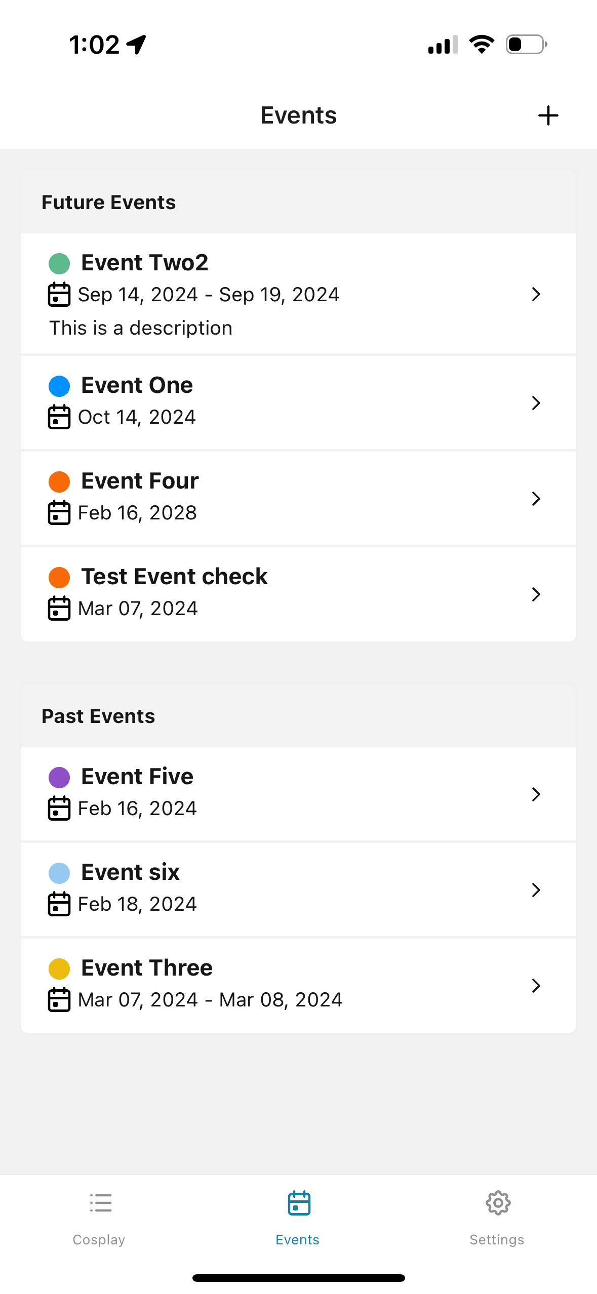 Cosmikata Events