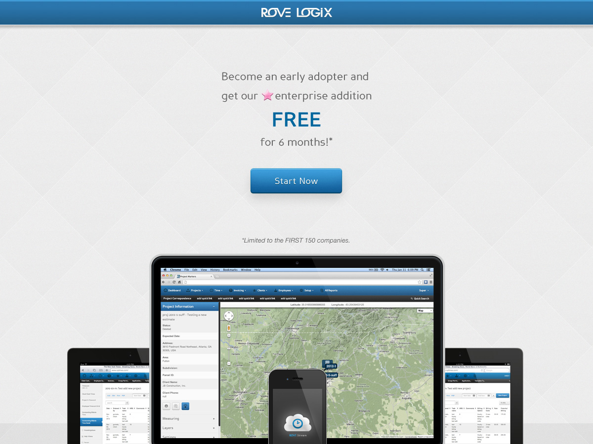 Rove Logix Homepage